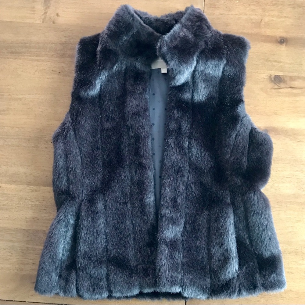 Banana Republic Faux Fur Vest